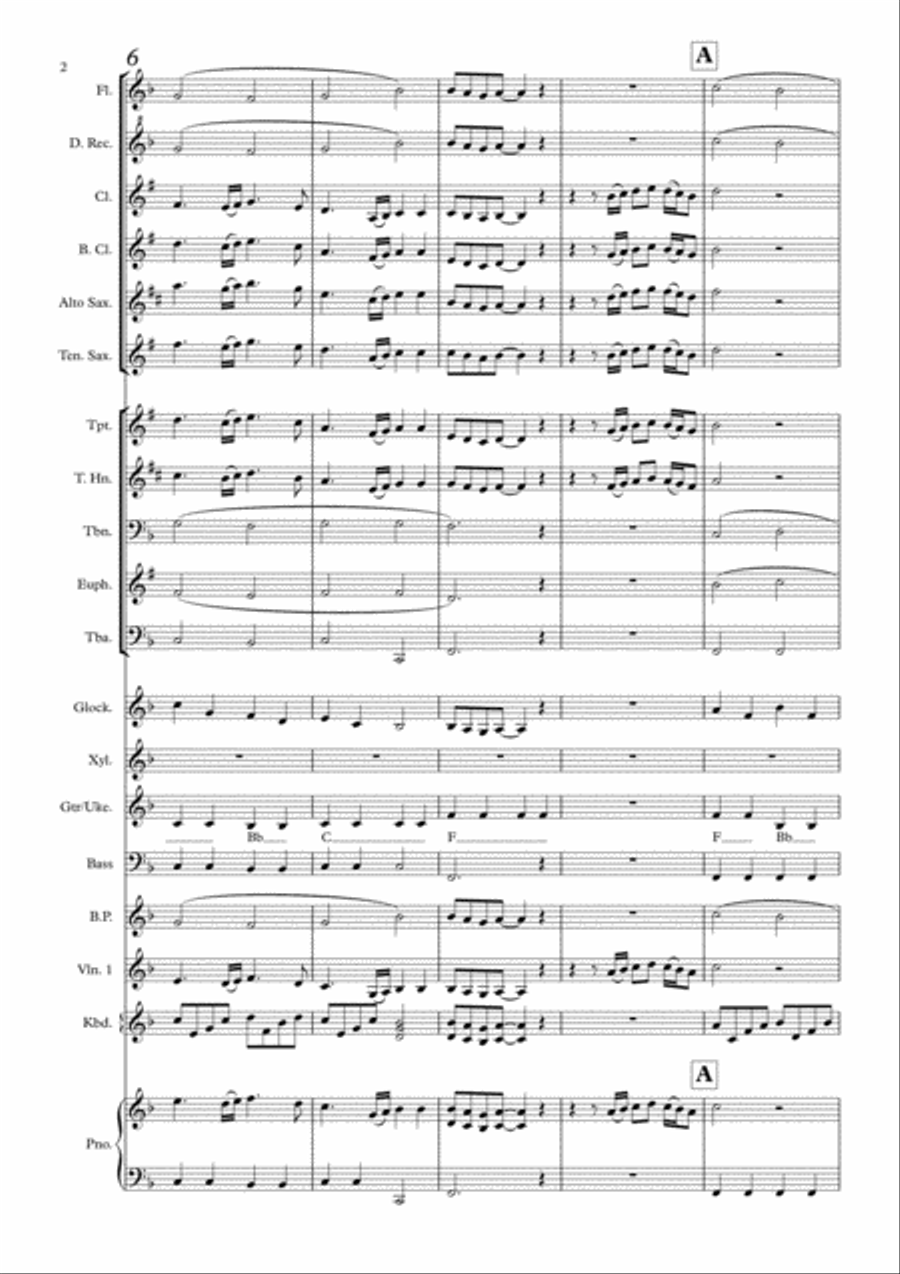 Chiquitita Large Ensemble scores gallery preview page 2