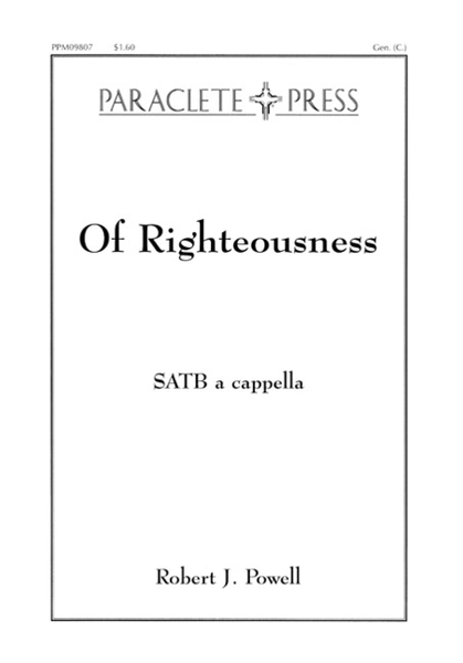 Of Righteousness