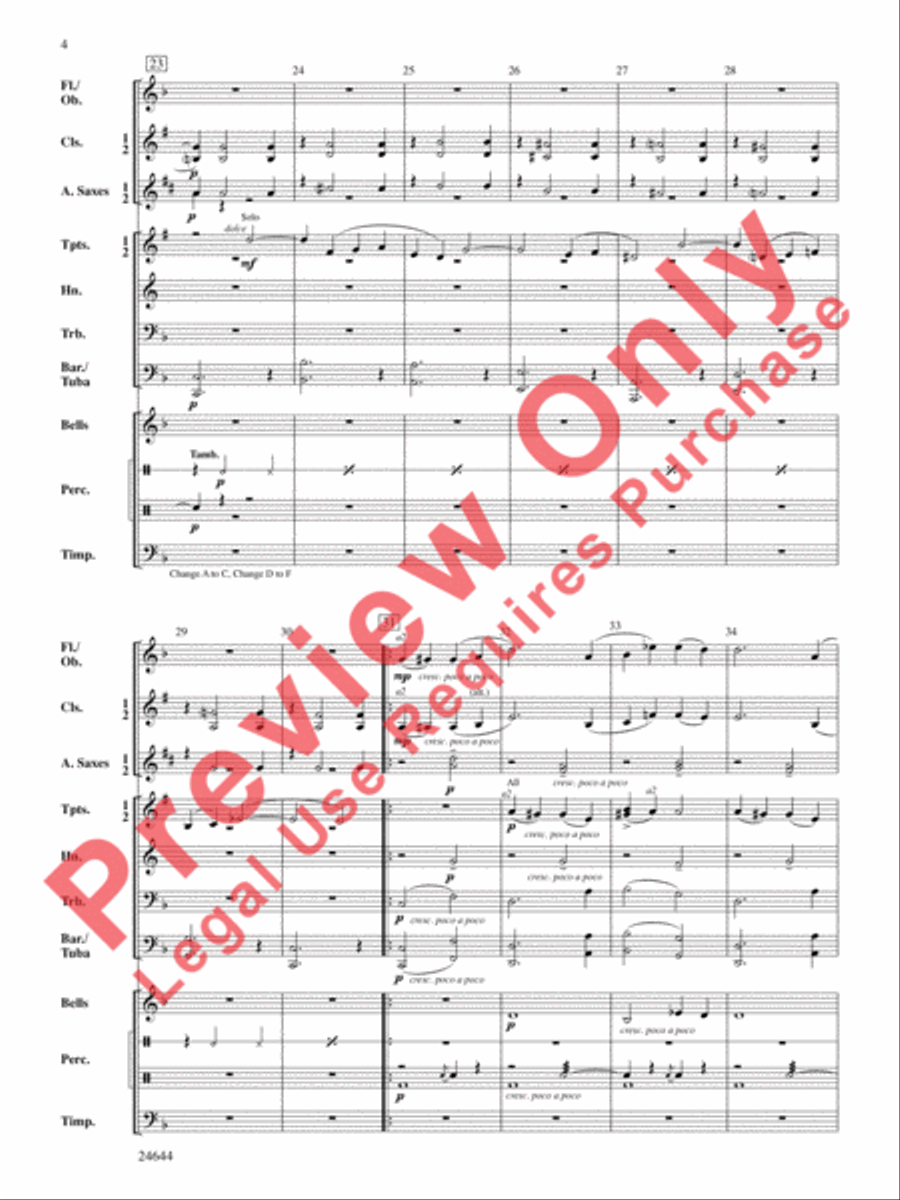 Romeo and Juliet, Themes from Concert Band scores gallery preview page 5