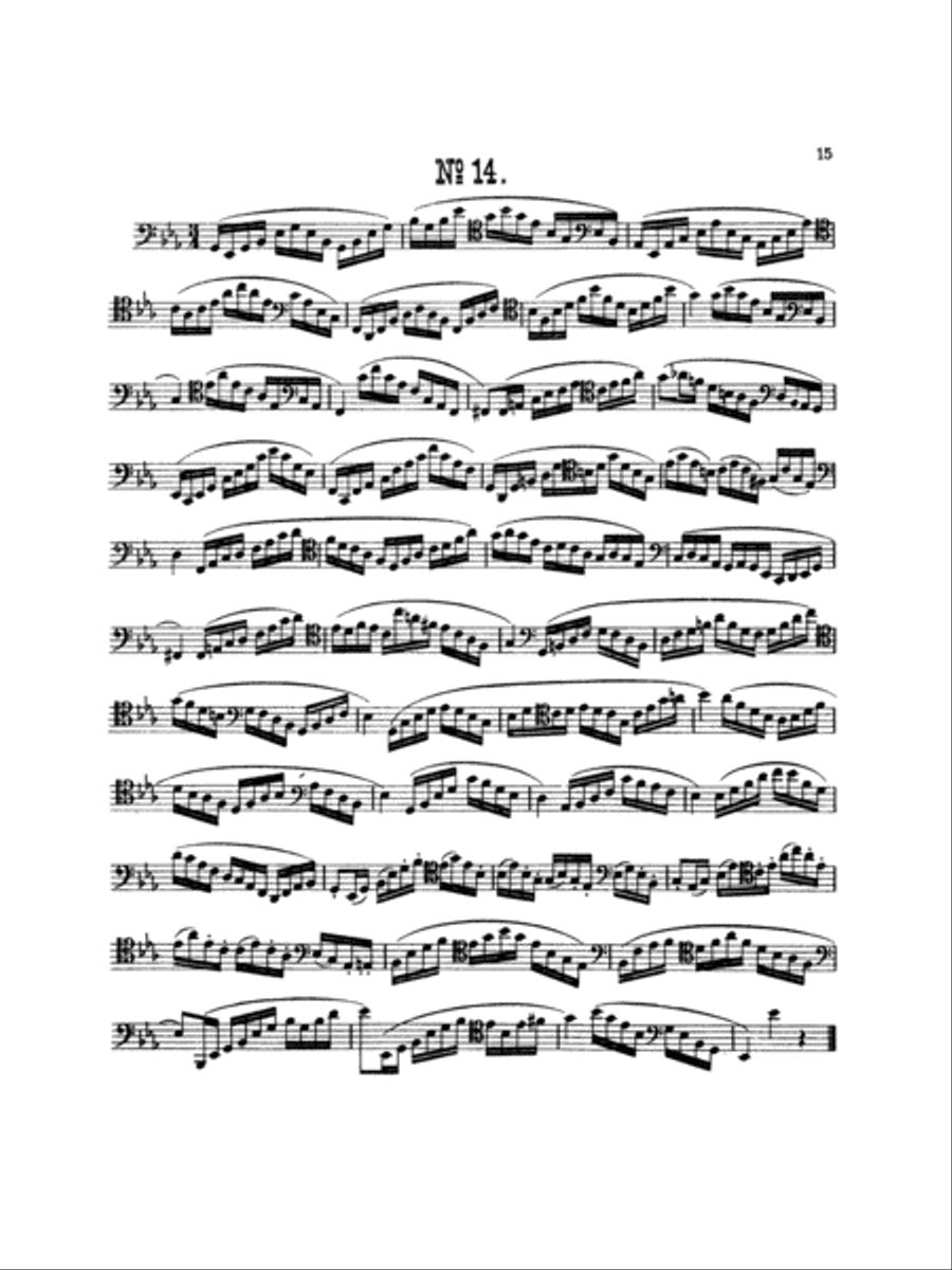 Milde: Twenty-five Studies, Op. 24 Part scores gallery preview page 1