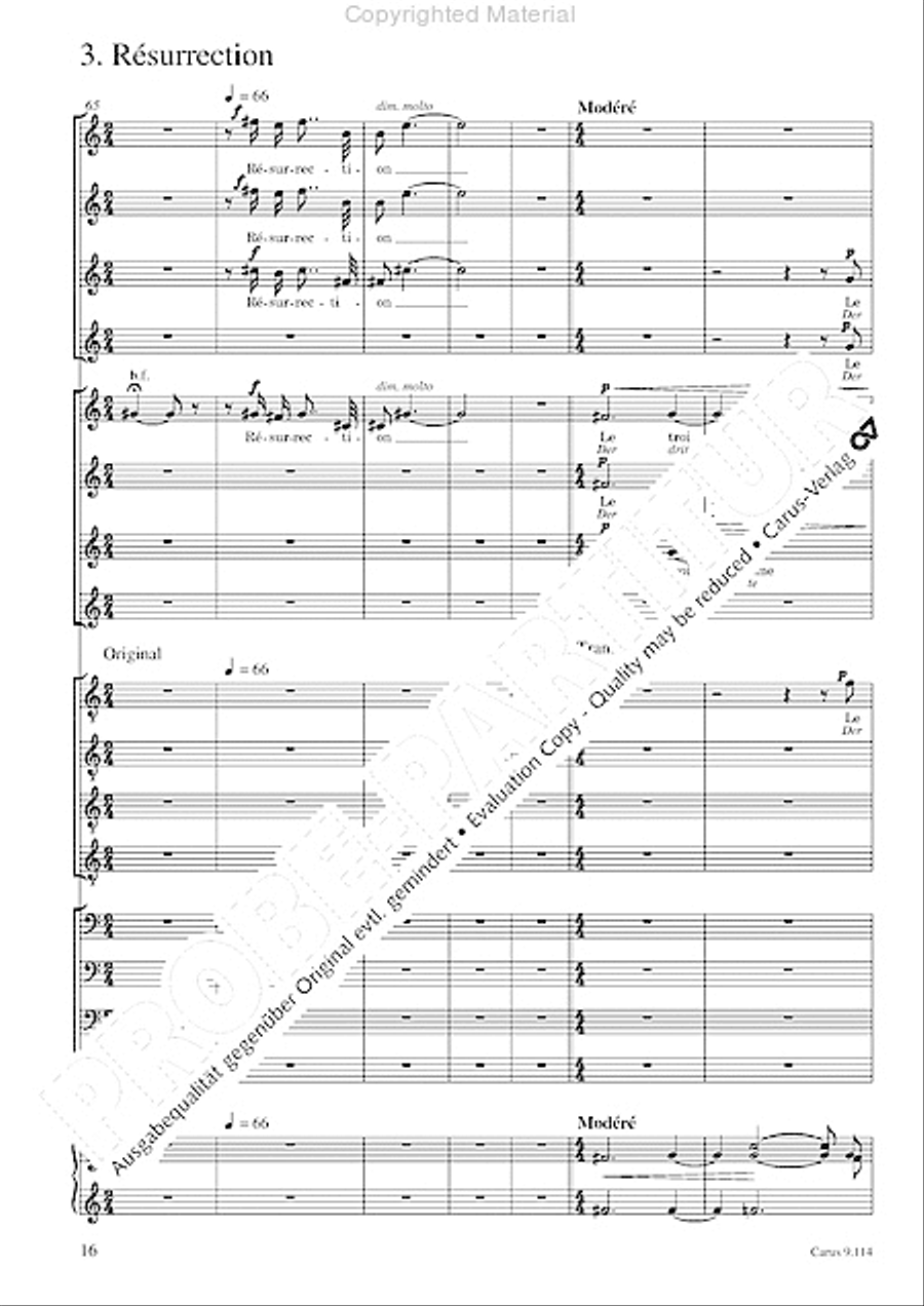 Trois Fragments de son Trois Fragments de son Choir scores gallery preview page 19