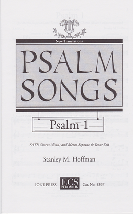 Book cover for Psalm 1