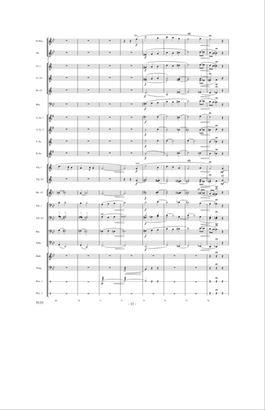 It Came Upon The Midnight Clear Concert Band scores gallery preview page 10