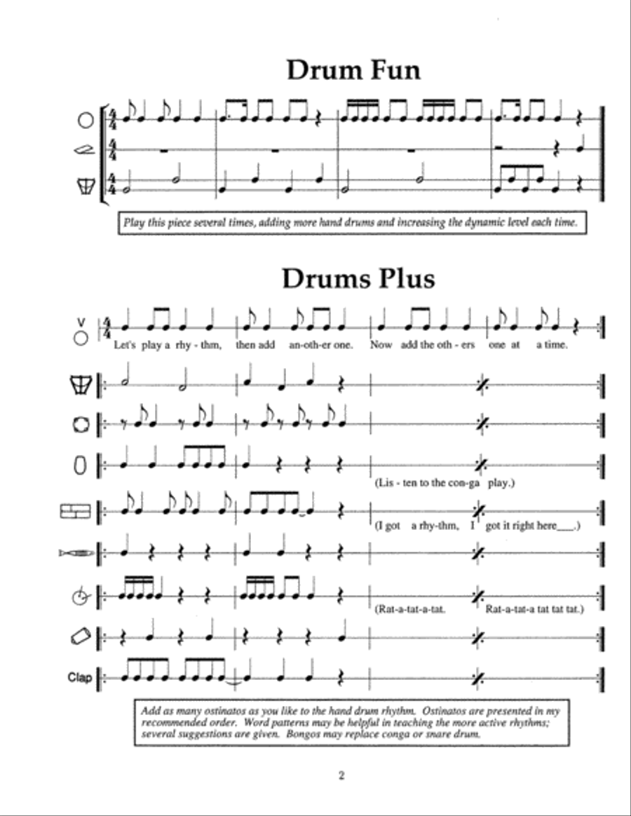 Playtime Orff Instrument scores gallery preview page 4