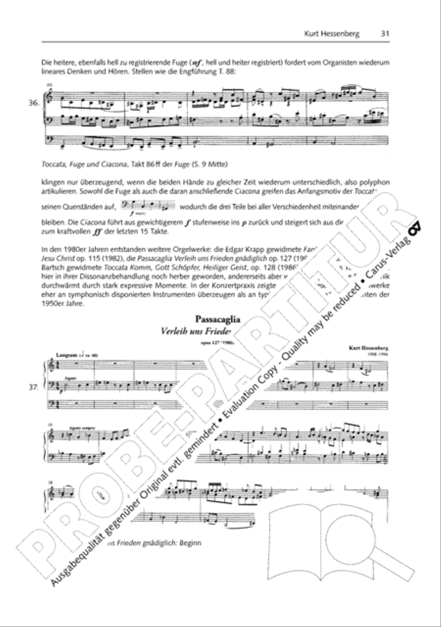 Orgelschule zur historischen Auffuhrungspraxis Organ Solo scores gallery preview page 32