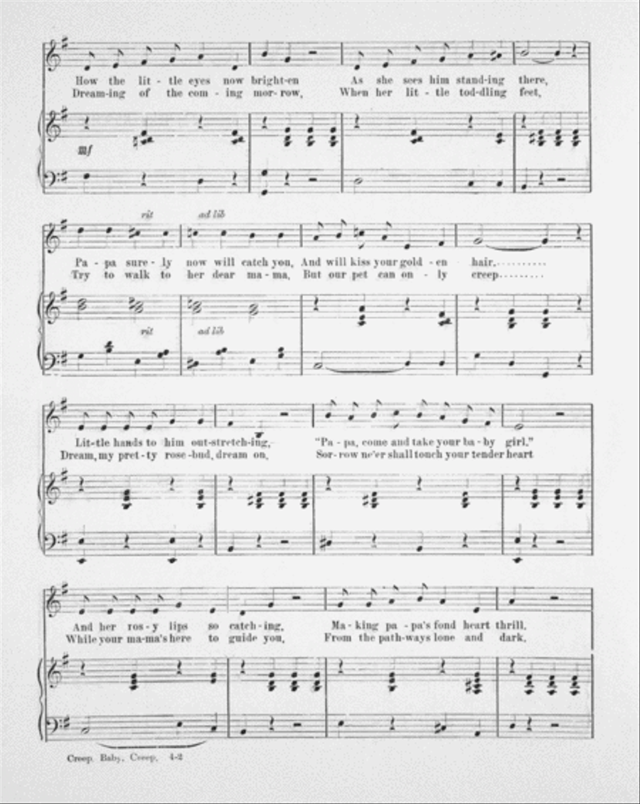 Creep, Baby, Creep Voice scores gallery preview page 3