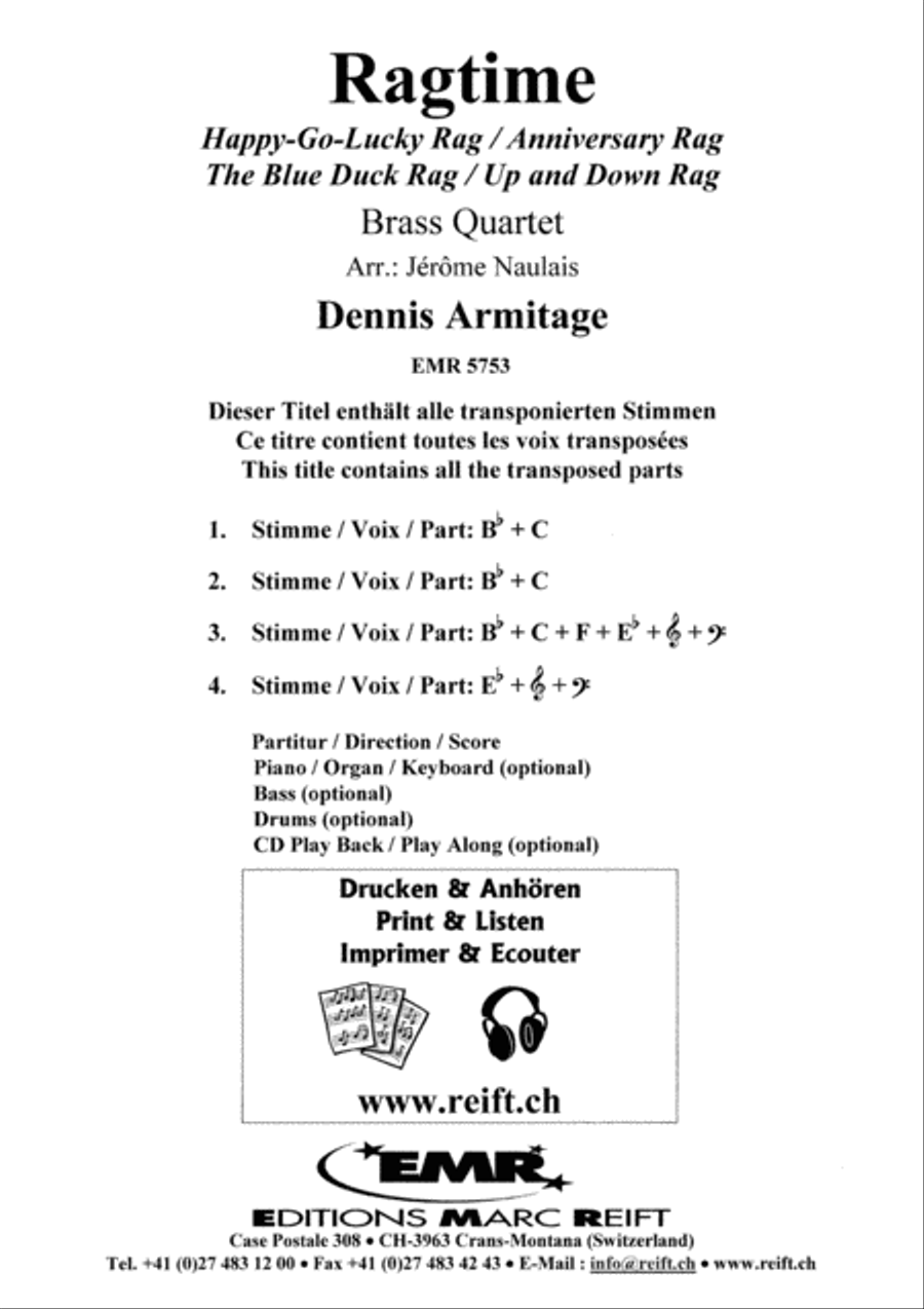 Ragtime Brass Ensemble scores gallery preview page 2