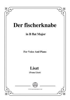 Liszt-Der fischerknabe in B flat Major,for Voice and Piano