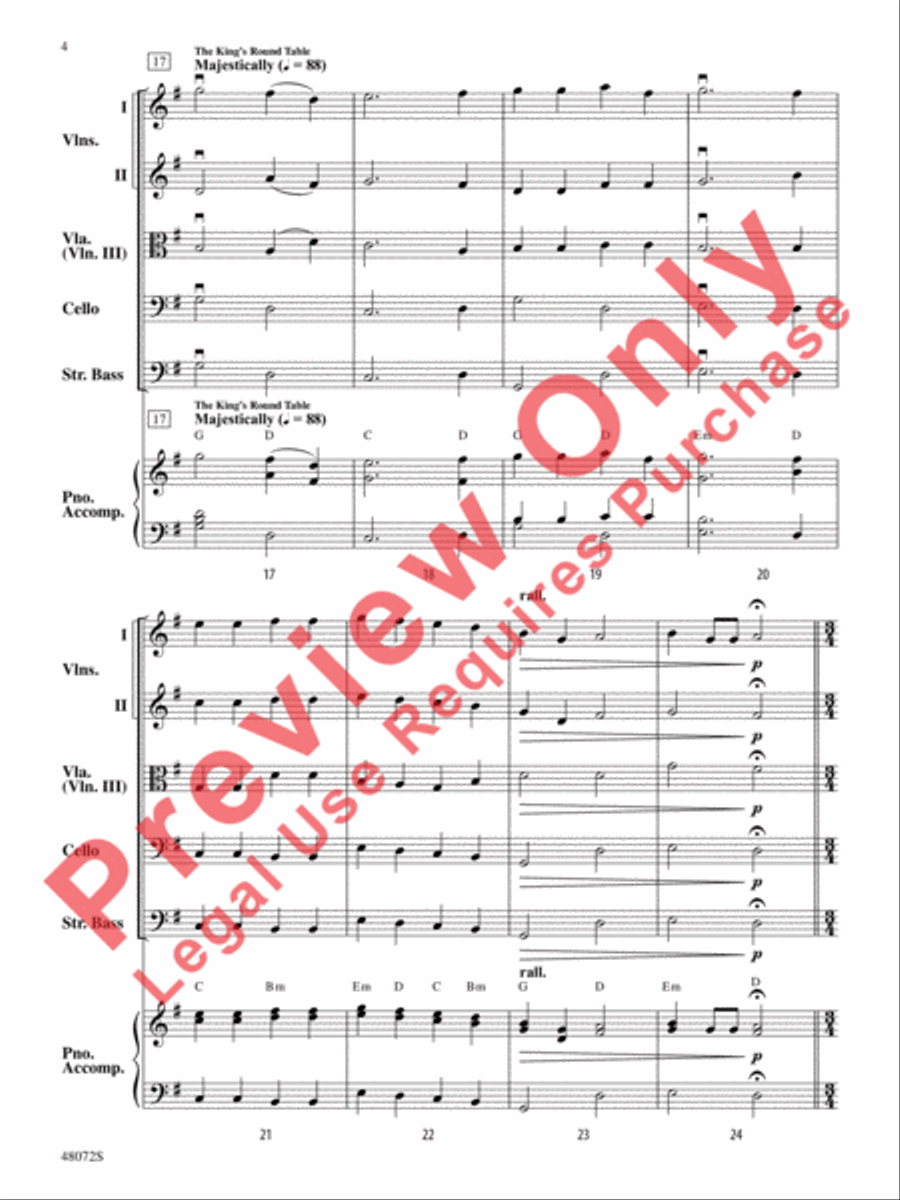 King Dorian's Court String Orchestra scores gallery preview page 5