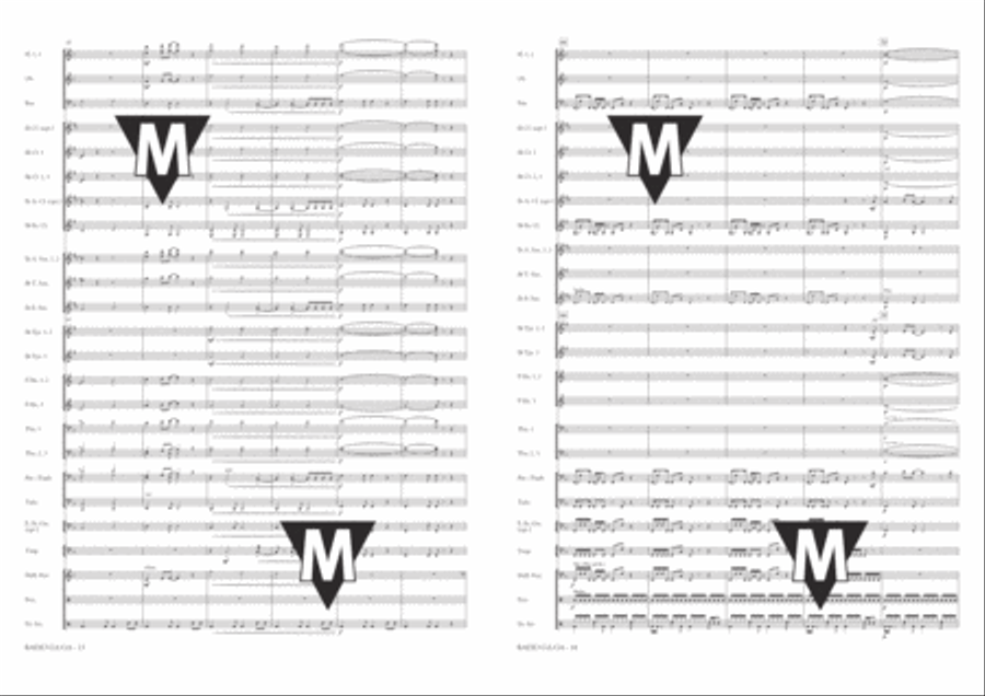 Radio Ga Ga Concert Band scores gallery preview page 8