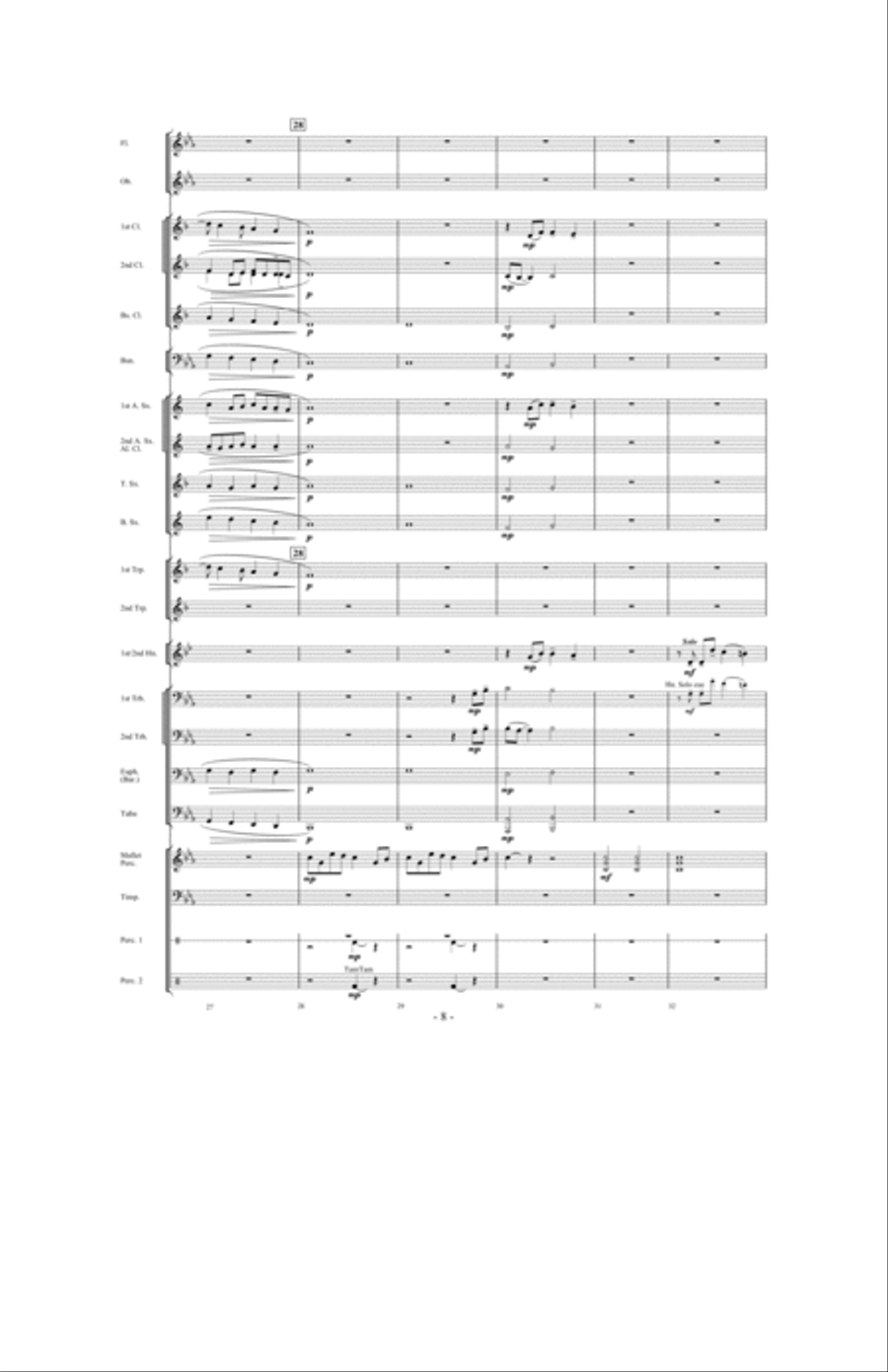 Whither Must I Wander? Concert Band scores gallery preview page 7