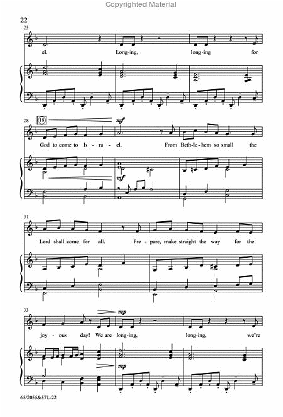 Bethlehem's Child - SATB Score with Performance CD 4-Part scores gallery preview page 10