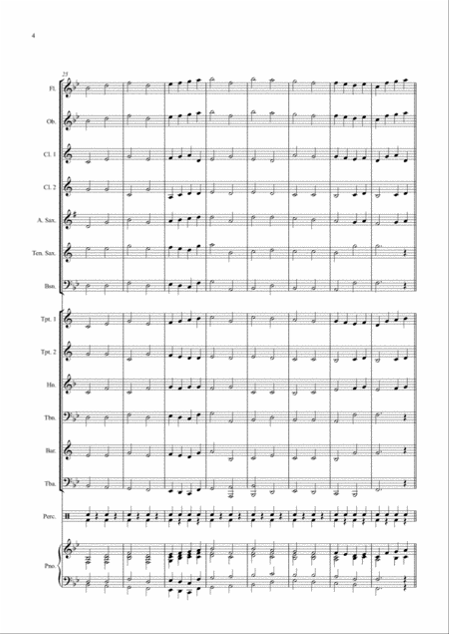Stately March Stately March Concert Band scores gallery preview page 4