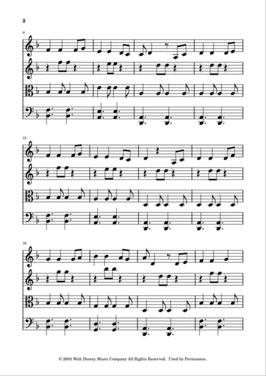 He's A Pirate String Quartet scores gallery preview page 2