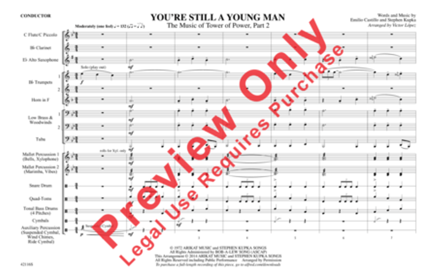 You're Still a Young Man Marching Band scores gallery preview page 2