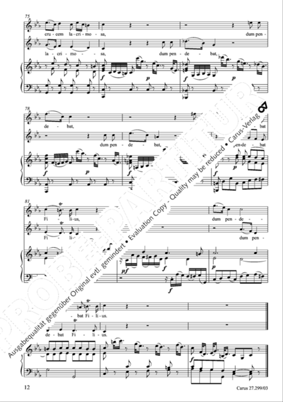 Stabat mater Stabat mater Women's Choir scores gallery preview page 13