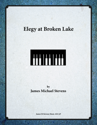 Book cover for Elegy at Broken Lake