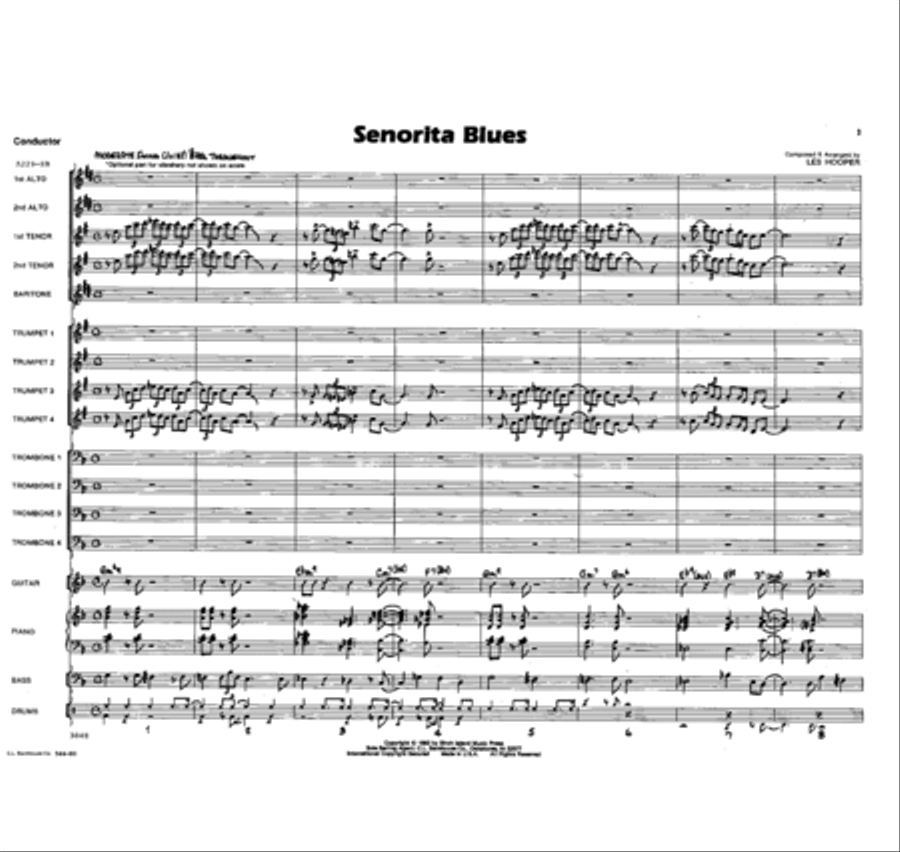 Senorita Blues Jazz Ensemble scores gallery preview page 2