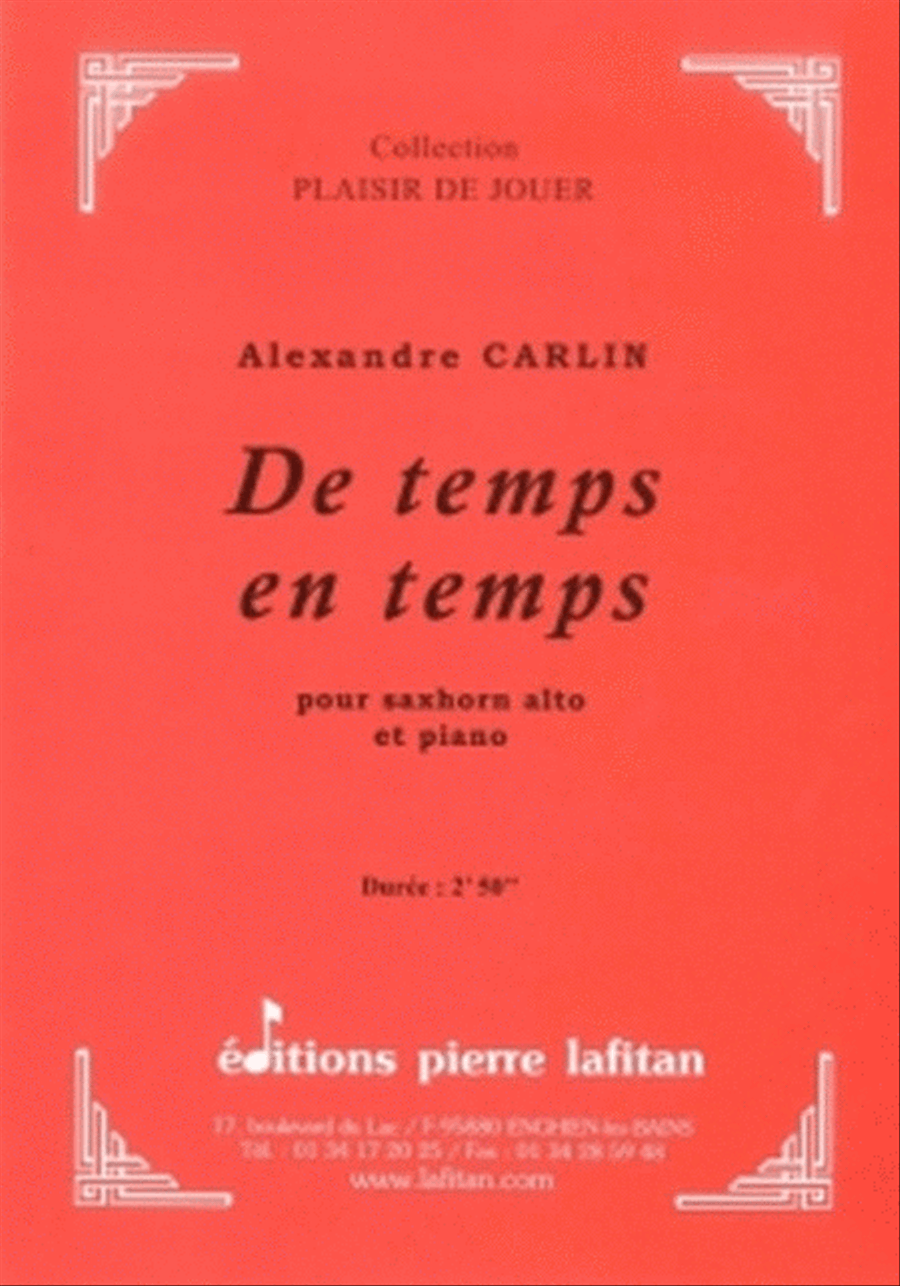 De Temps En Temps Saxhorn scores gallery preview page 1
