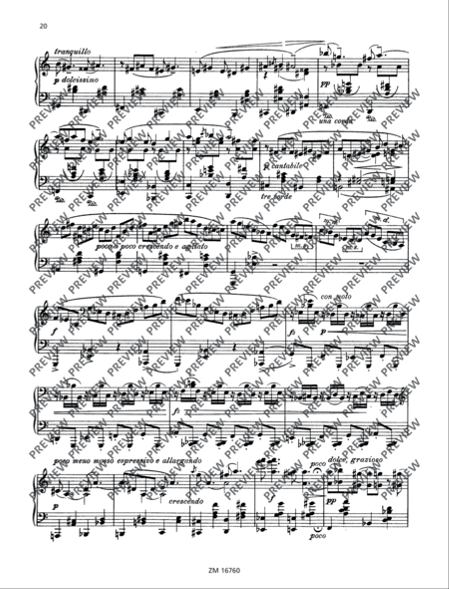 Romantic Sketches Piano Solo scores gallery preview page 21