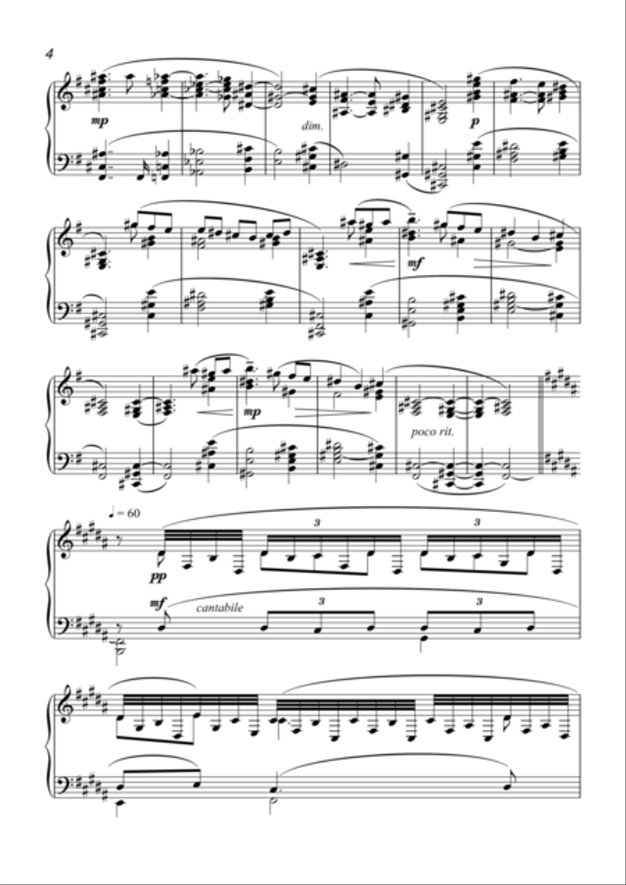 White Downs Piano Solo scores gallery preview page 4