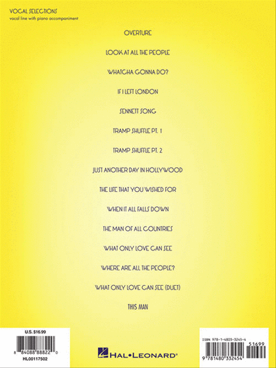 Chaplin: The Musical Chaplin: The Musical Piano, Vocal scores gallery preview page 2