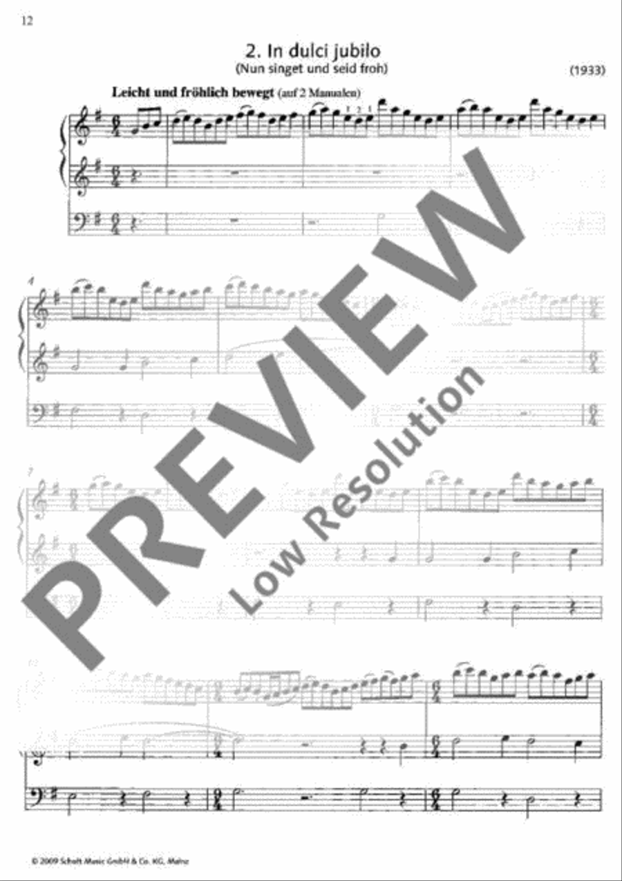 Six Organ Chorales Organ scores gallery preview page 13