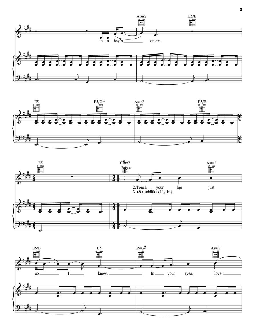 Crash Into Me Acoustic Guitar scores gallery preview page 5