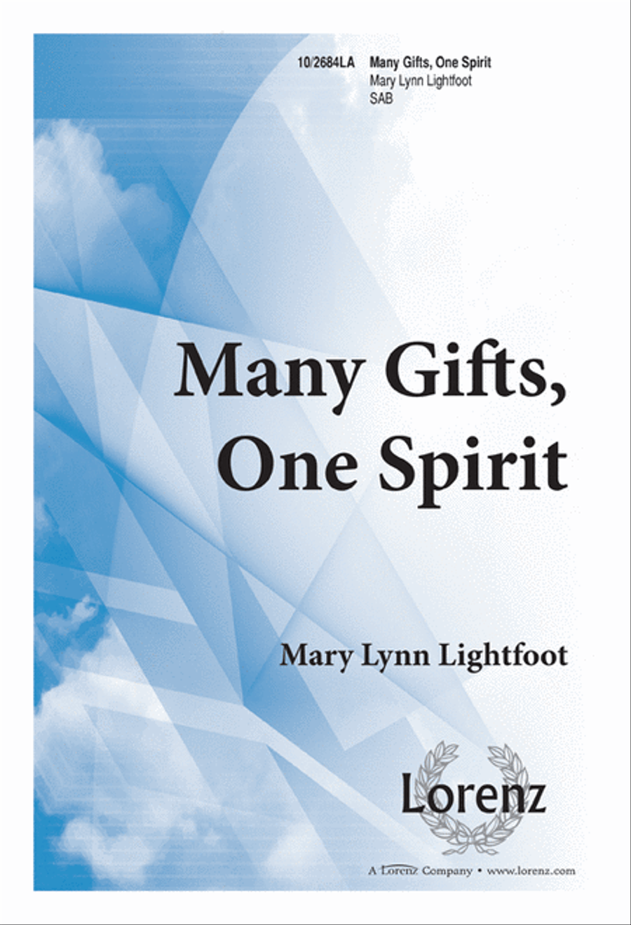 Many Gifts, One Spirit Many Gifts, One Spirit 3-Part scores gallery preview page 1