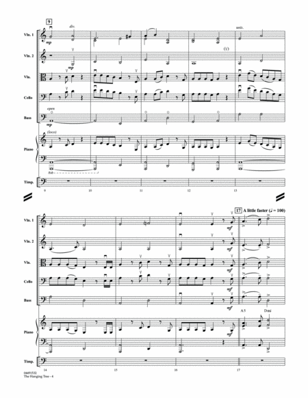The Hanging Tree - Conductor Score (Full Score)