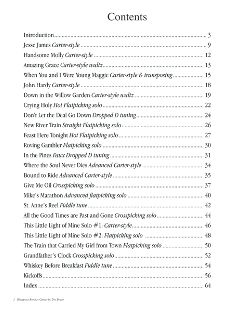 Bluegrass Breaks: Guitar Guitar scores gallery preview page 3