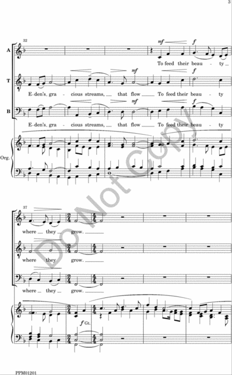 The Garden 4-Part scores gallery preview page 4