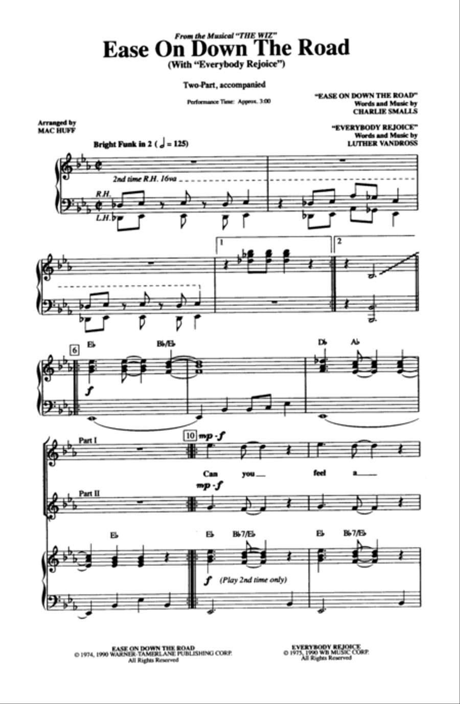 Ease on Down the Road Ease on Down the Road 2-Part scores gallery preview page 2