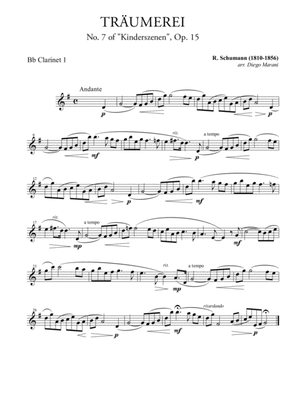 Traumerei from "Album For The Young" for Clarinet Quartet