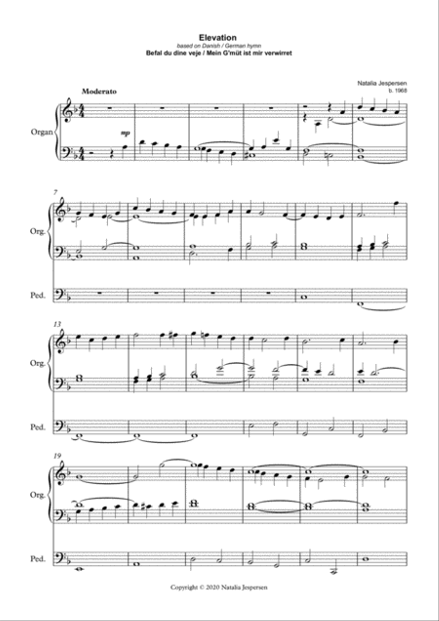 Elevation Organ Solo scores gallery preview page 1