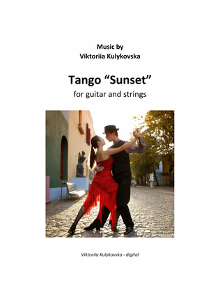 Tango "Sunset" for guitar and strings