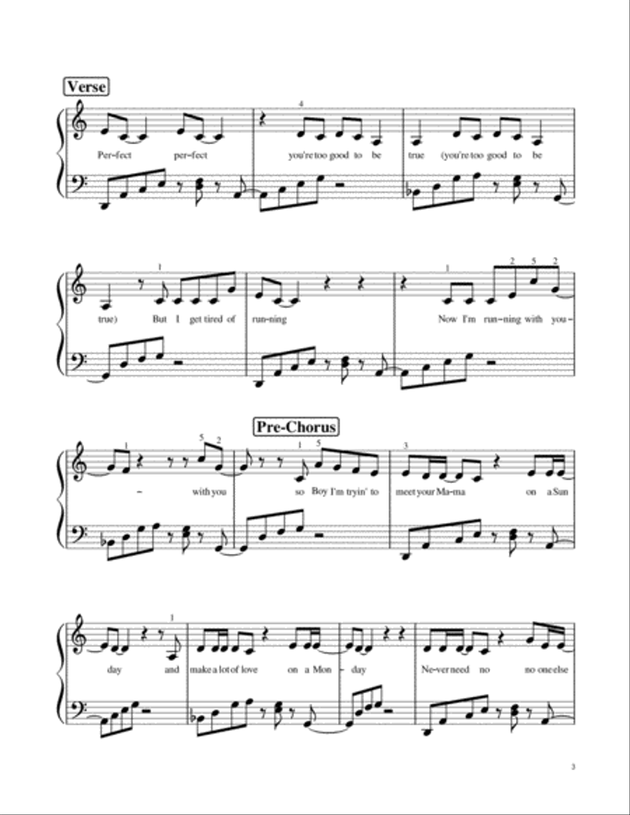 Positions Piano Solo scores gallery preview page 3