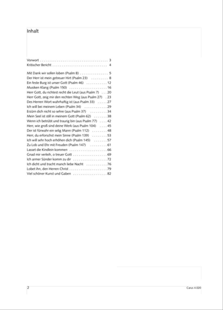Calvisius: Tricinia. Psalmen und Motetten zu drei Stimmen Choir scores gallery preview page 3