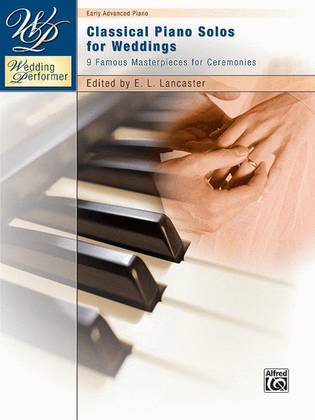 Book cover for Wedding Performer -- Classical Piano Solos for Weddings
