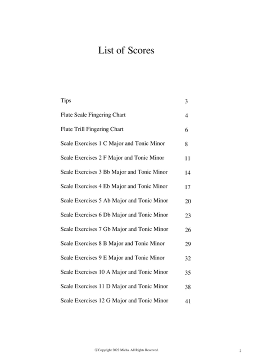 Scale Exercises For The Flute image number null