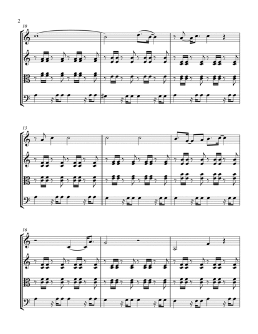 Over The Rainbow String Trio scores gallery preview page 2