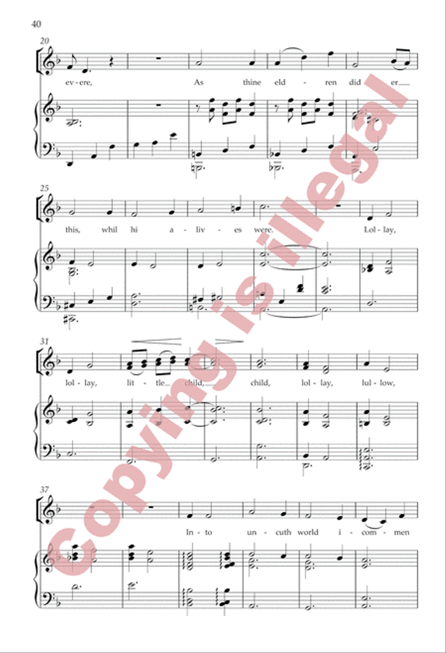 Winter Lullabies (Choral Score) SA scores gallery preview page 22