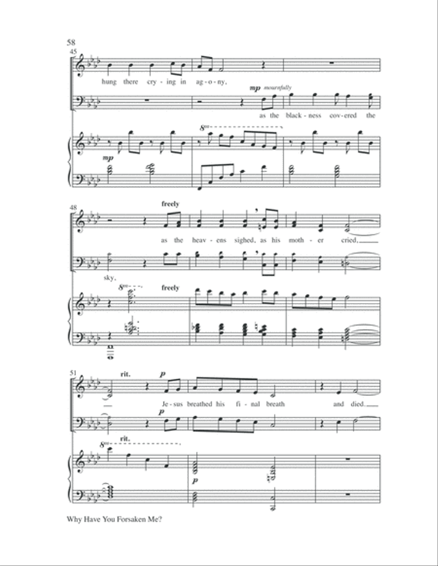 The Seven Last Days 4-Part scores gallery preview page 62