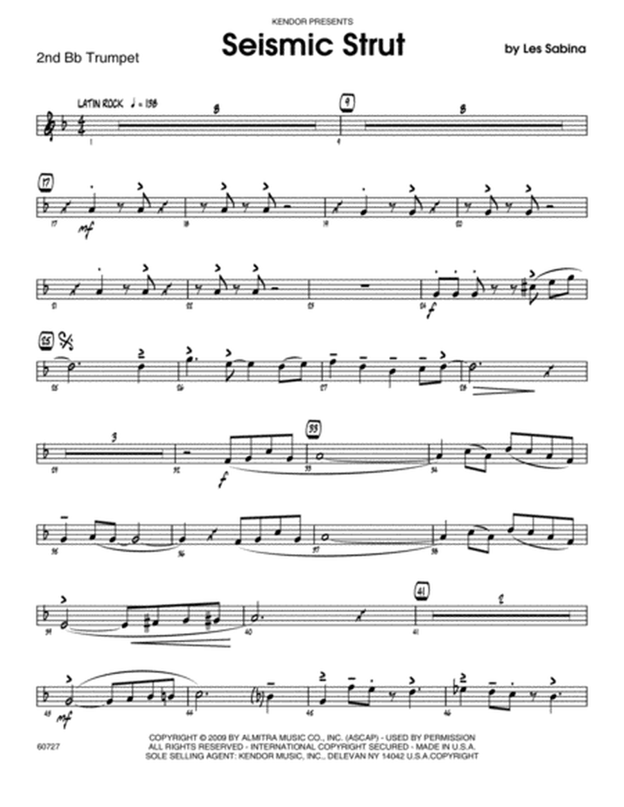 Seismic Strut - 2nd Bb Trumpet