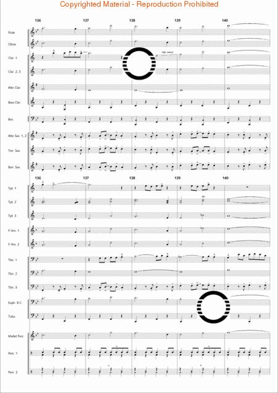 Holiday Jambalaya Concert Band scores gallery preview page 29