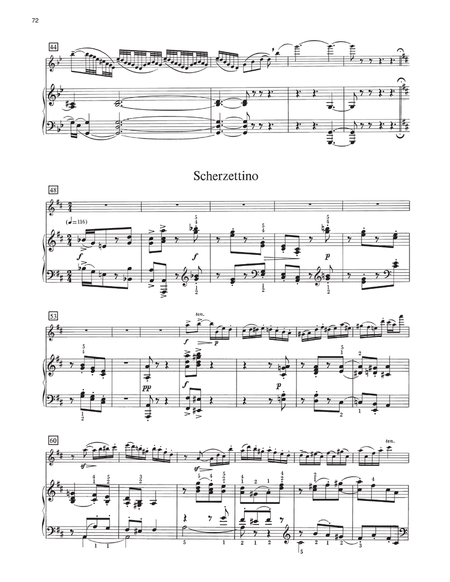Andante Pastoral Et Scherzettino Flute Solo scores gallery preview page 4