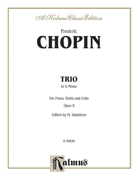 Chopin Piano Trio In G Min Op 8
