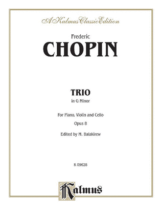 Book cover for Piano Trio in G Minor, Op. 8
