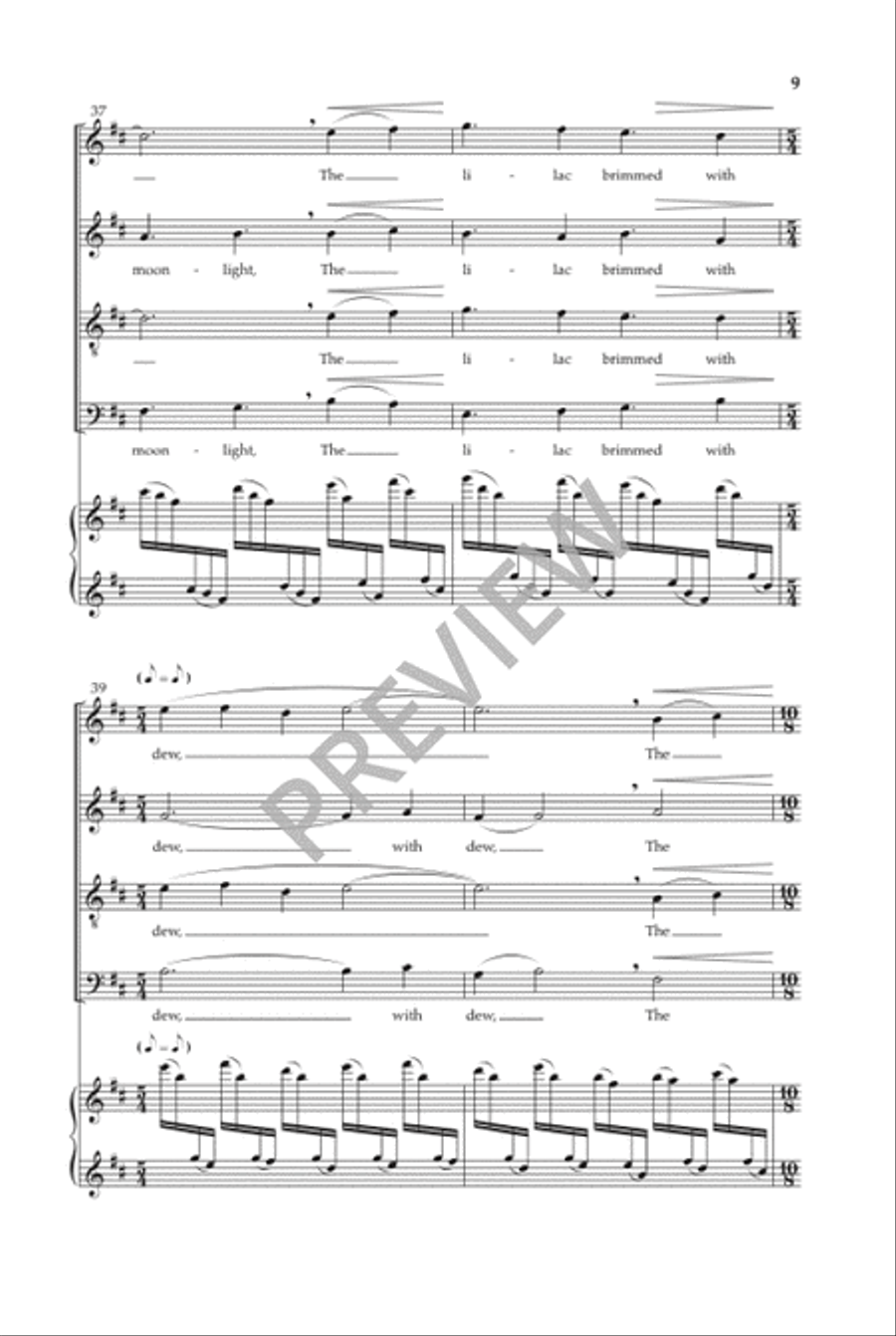 Fresh and Fearless 4-Part scores gallery preview page 10
