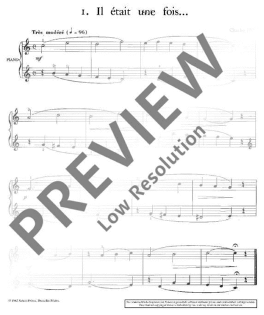 Plaisirs du Piano Piano Solo scores gallery preview page 4